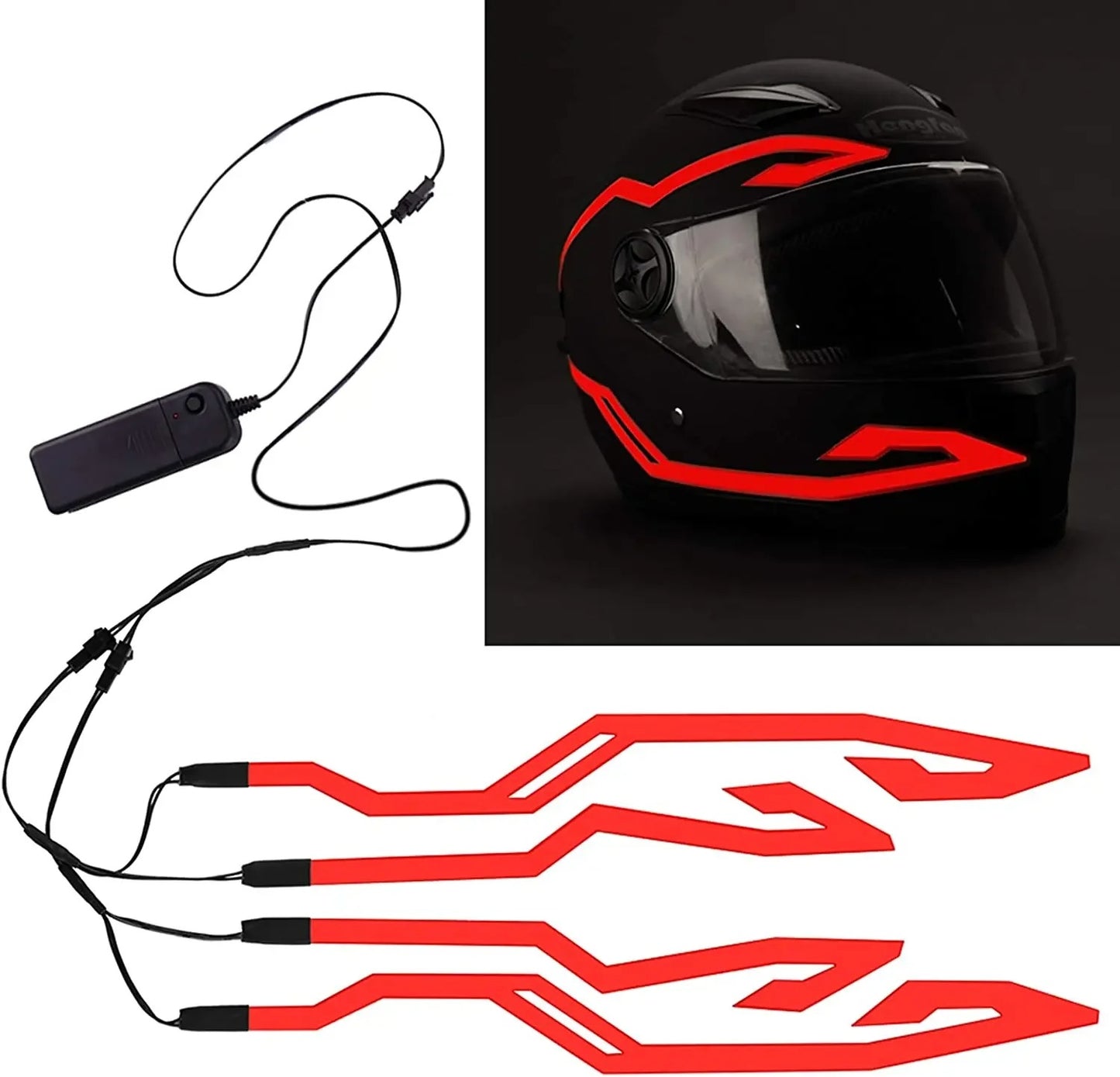 Motorcycle Helmet EL Bands